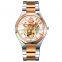 Skmei 9258 Stainless Steel Strap Luxury Skeleton Mechanical Automatic Watches Wrist for Men