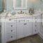 modern solid wood ready made pvc basin storage sink mirror vanity bathroom cabinet set