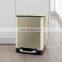 Top design stainless steel foot pedal square waste bin step colored trash can manufacturers dustbin garbage can dust bin
