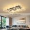 Luxury Decoration Indoor Iron Acrylic Bedroom Living Room Modern 36 54 108 128 W LED Ceiling Lamp