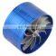 car Air intake fan supercharger , 3'' Single Propeller Air Intake Fan Fuel Saver