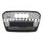 RS5 front grille for Audi A5 S5 radiator honeycomb grill facelift mesh front bumper grille RS5 B85 frame quattro style 2013-2015