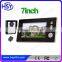 Best Selling Wireless 7inch Video Doorphone Monitor Unlock 2.45Ghz Video Door Intercom with Two-way