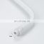 New Product White PVC plastic stand wall mounted shower column pipes, long extension shower arm for shower head