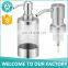 High quality 28/400 glass liquid bottle with plastic soap foam pump