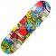 Fitness skateboard deck blank Longboard 4 WheelsTrucks China Skateboard custom logo