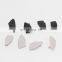 for Fiat 500 radio cd button buttons ivory white cream trim mould cover removal 4pcs