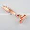 Women Best Choice  Shaver Rose Gold Brass Metal Handle Single Blade Safety Shaving Razor
