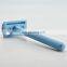 Traditioin Twist Open Blue Coating Men Double Edge Blade Safety Razor