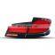 Upgrade to G30 G38 LCI looking style through taillamp taillight with center light for BMW 5 series F10 F18 tail light 2011-2017