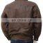 New Stylish Fashion Men Genuine Leather Bomber Jacket Leather Quilted Bomber Jackets