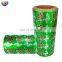 Customized Colored luxury Coffee Candy Packing aluminum seal foil chocolate wrapping paper for food packaging
