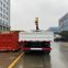 Dongfeng 4 * 2 lifting and transportation vehicle carrying a 5-ton XCMG crane