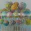Factory direct sales,5.0X180mm paper sticks for cake pop,colored lollipop sticks