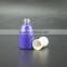 12ml purple nail polish glass bottles for cosmetic