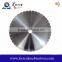 Diamond blades for cutting granite