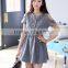 Spring and summer leisure gaberdine retro dress