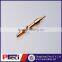 High Precision gold plated brass contact terminal pin