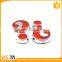 Fashion multifunctional red reflective car decoration sticker silver plating warning safety reflector