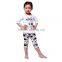 Wholesale Middle Sleeve Shirt Capri Pants Crochet Baby Clothes Kids Fashion Clothing