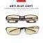 ultra light rectangle with PC lens glasses anti radiation eyeglasses anti blue light glasses