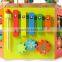 new style kindergarden activity play center OEM kids wooden educational beads toys EZ3001-3