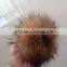 factory wholesle 100% genuine raccoon pom pom fur balls for shoes ornament