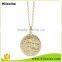 Promotional Manufacturer Wholesale Novelty Gold Pendant Coin