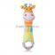 Plush Baby Comfort Toy Soft BB Squeeze Rattle Toy
