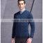 2016 new design v -neck patterned fashion man sweater geometrical design trendy