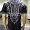 2016 Custom dashiki men longline cotton men t shirt side zip