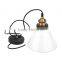 E27 Vintage Industrial Ceiling Lamp Shade Glass Pendant Lights
