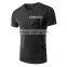 Breathable Mens Round Neck T-shirt Short Sleeve With Silkscreen Printing Logo