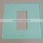 Beveled tempered wall switch glass plate