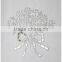 Hand embroidered white cotton door curtain-design 7
