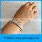 Neodymium sliver/gold plated magnetic bracelet