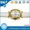 Ladies luxury custome logo retro design gold case oem brand watch