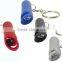 3LED aluminium keychain light with bottle opener