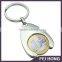 Free mold Fee cheap price custom metal shopping coin keychain
