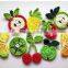 Handmade fashion crochet fruit applique ,custom appliques on clothing