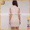 Hot selling women customized nude sleeveless blazer style dress