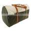 Natural Cotton Weekender Bag Olive Custom Canvas Overnight Tote Bag