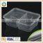 800ml PP Disposable Four Compartments Plastic Container SGS/FDA Appoval Microwave Oven safe