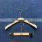 Natural high quality wooden hanger top wooden hanger long hook hanger