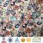 Velour Fabric Black Dot Printed Pv Plush Fabric