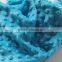 50Mts MOQ 27 Colors Polyester USA Fashion Super Soft Baby Bubble Minky Fabric                        
                                                Quality Choice