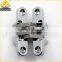Polished chrome zinc alloy + stainless steel 201 180 degree Soss hinges for lockers