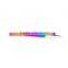 Lady Angular Tweezer with 45 Degree Angle Curved Tip Tweezer Set In Rainbow Plasma Coating Color.