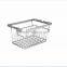 Stainless steel European style storage basket, wire storage basket