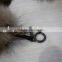 Real raccoon Fur Ball / Fluffy Ball Fur Keychain / Monster Fur Keychain